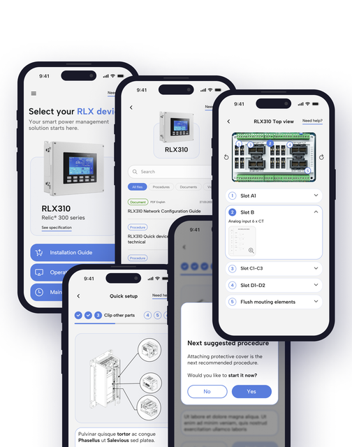 Image for Digital guide app for power management devices