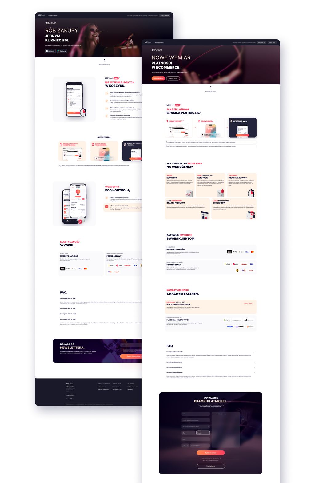 Projektowanie i wdrożenie landing page'ów